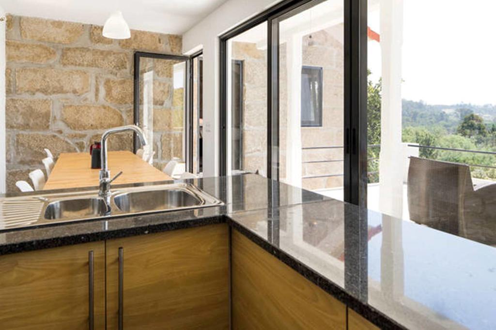 Villa Lugar Do Pego Tondela Bagian luar foto